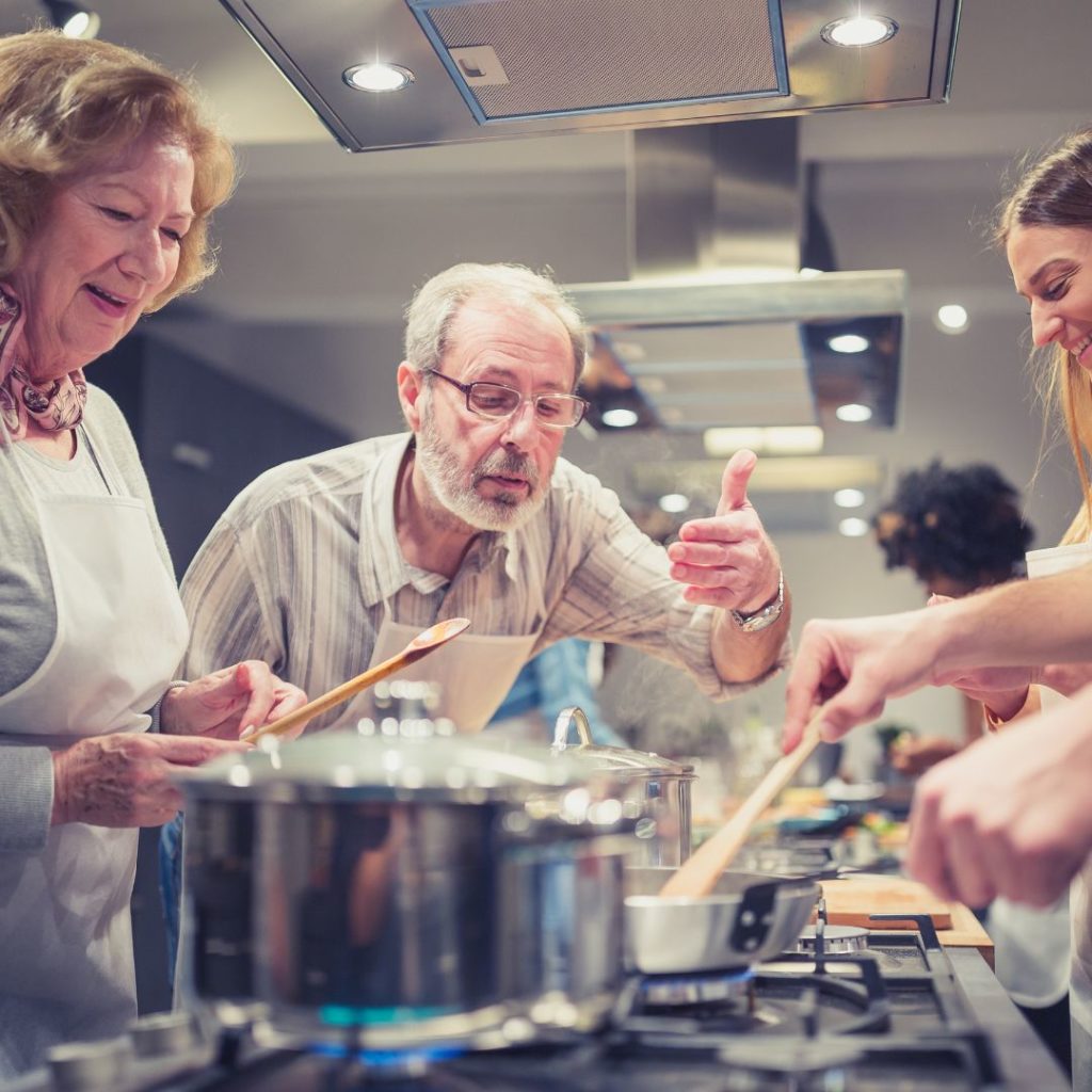 cours de cuisine senior