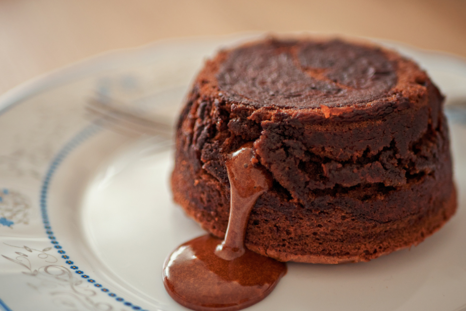 fondant au chocolat qui coule