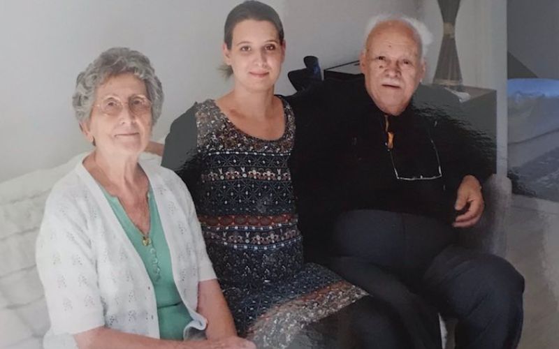 Marion Trevet fondatrice de Mamizette avec ses grands-parents